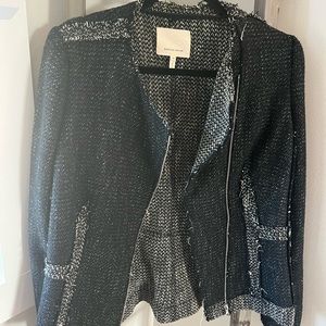 Rebecca Taylor jacket - good condition, black and white pattern